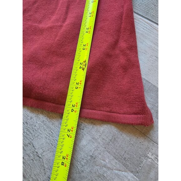 Bob Mackie Wearable Art Embellished Sweater M Red Beaded Long Sleeve - Picture 5 of 6